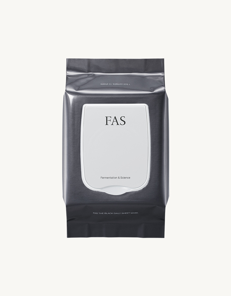 FAS The Black Daily Sheet Mask 10pcs - Image 3