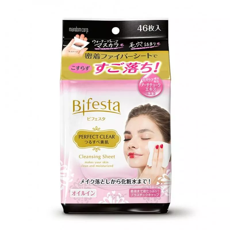 Bifesta Micellar Cleansing Sheet Perfect Clear 46pcs