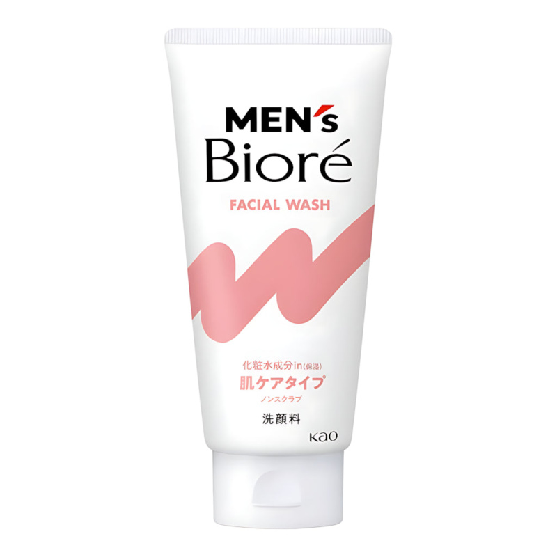Biore Men's Deep Moist Face Wash 130g
