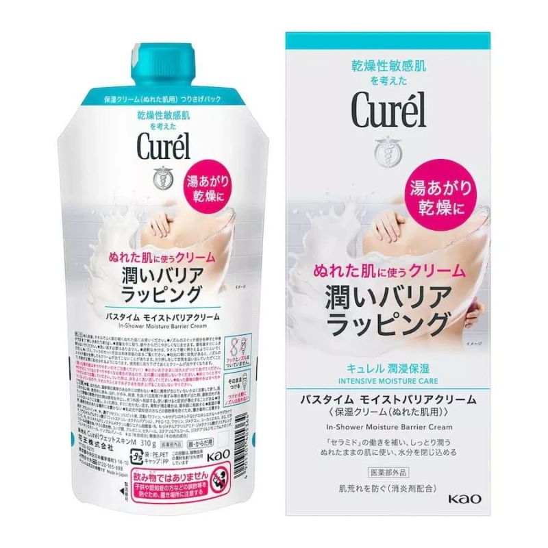 Curel Bath Time Moist Barrier Cream 310g