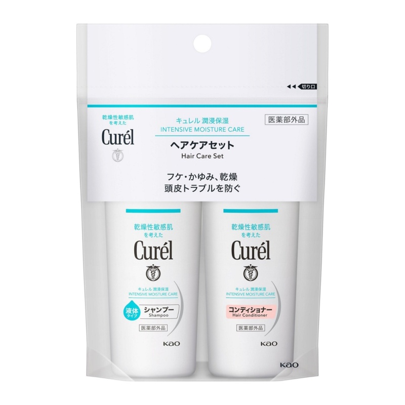 Curel Intensive Moisture Care Shampoo & Conditioner Mini Set 45ml+45ml