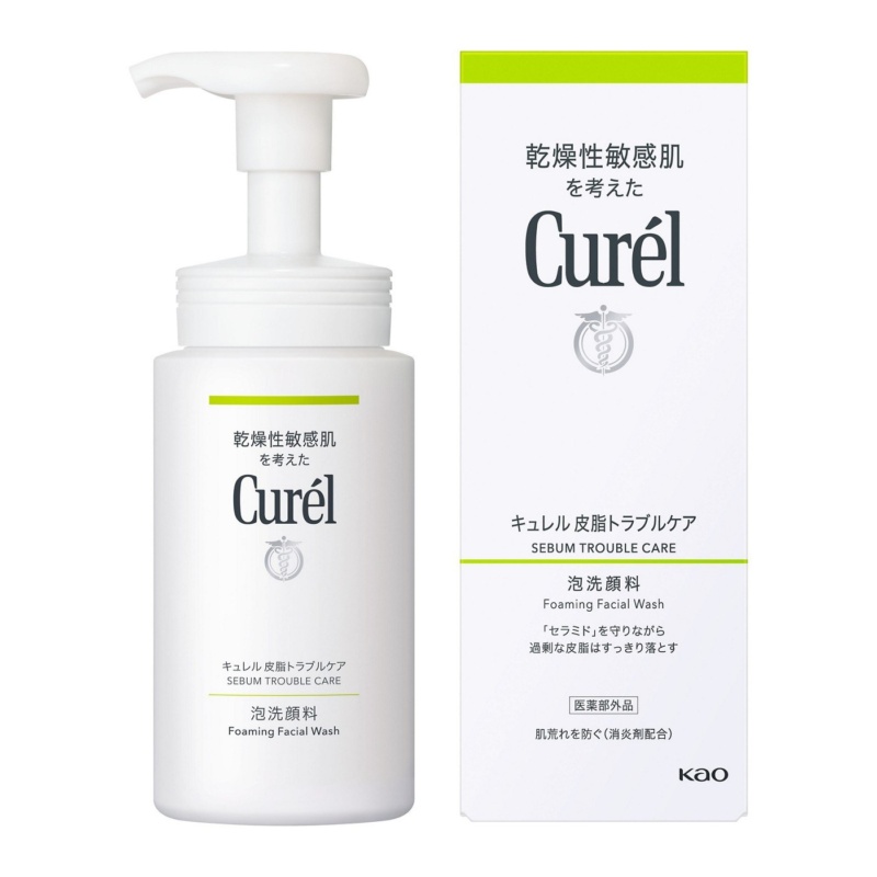 Curel sebum Trouble Care Foam Face Wash 150ml