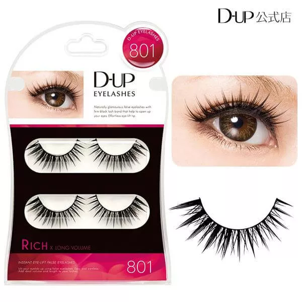 D-UP Eyelashes Rich 801