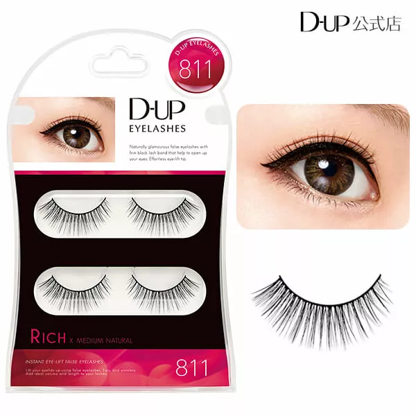 D-UP Eyelashes Rich 811