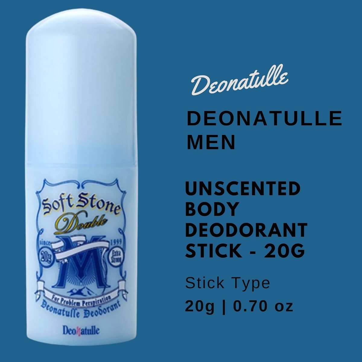 Deonatulle Men Soft Stone W Antiperspirant Stick 20g — изображение 2