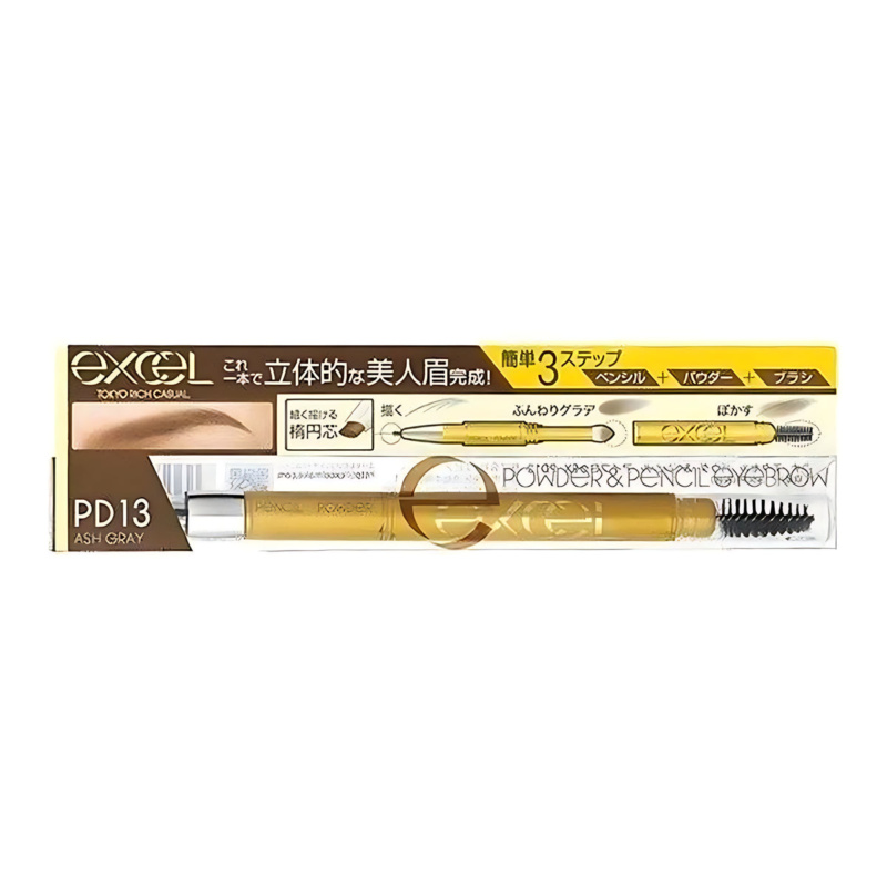 EXCEL Powder & Pencil Eyebrow EX PD13
