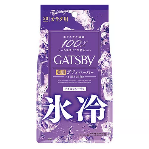 GATSBY Ice Deodorant Body Paper Ice Fruity