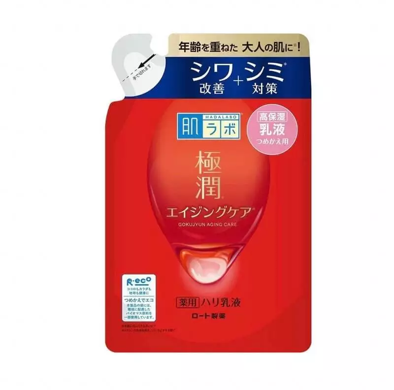 Hada Labo Gokujyun Medicated Firm Emulsion Refill 140ml
