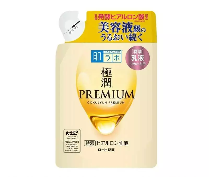 Hada Labo Gokujyun Premium Hyaluronic Milk Lotion Refill 140ml