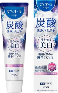 Kao Pyuora Carbonated Whitening Toothpaste White Sparkling 95g