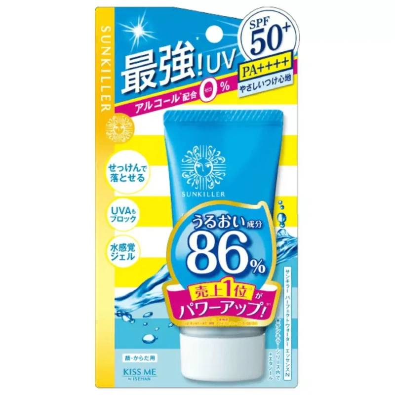 KISS ME Sunkiller Perfect Water Essence N Sunscreen SPF50+ 50g