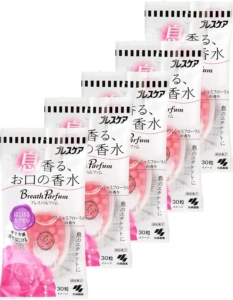 Kobayashi Breath Care Breath Parfum Sparkling Capsules Precious Floral 30 capsules x 5