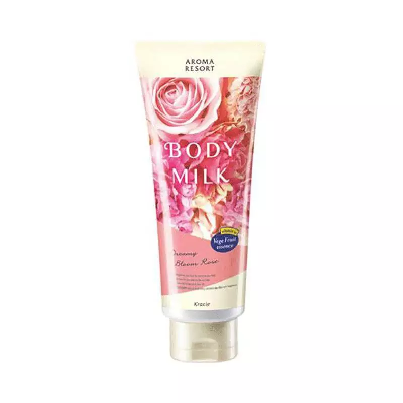 Kracie Aroma Resort Moisturizing Body Milk #Dream Rose 200g