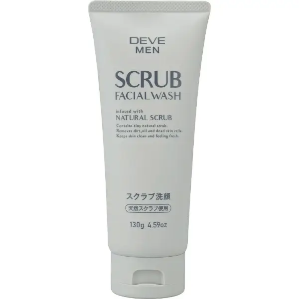 KUMANO YOSHI Deve Men Scrub Facial Wash 130g