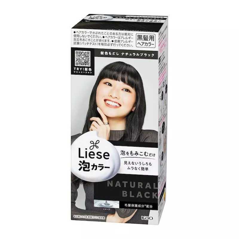 Liese Foam Color Hair Color Restoration Natural Black 2022 New Edition