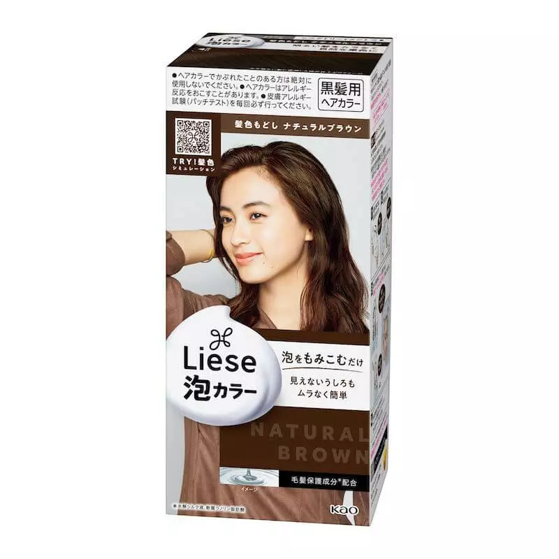 Liese Foam Color Hair Color Restoration Natural Brown 2022 New Edition