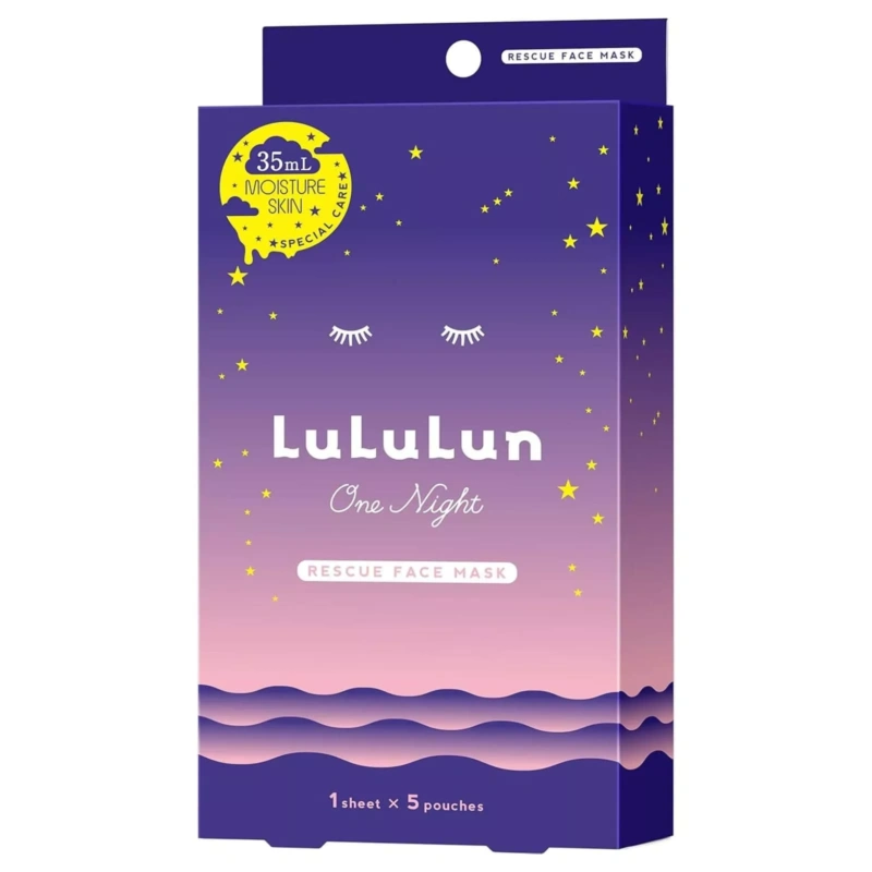 Lululun One Night Face Mask C 3K (Rescue Moisturizing)