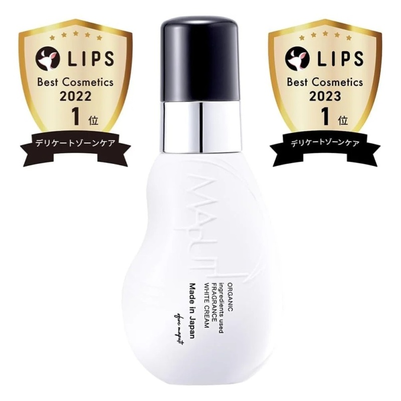 MAPUTI Organic Fragrance White Cream for Delicate Zone 100ml