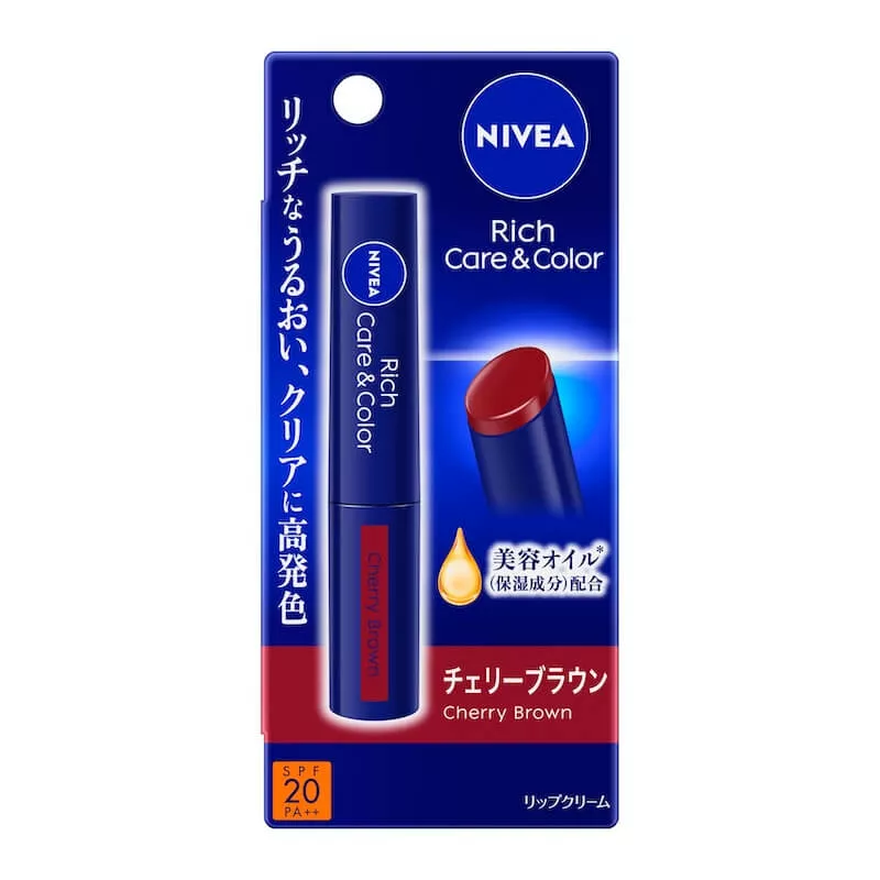 NIVEA Rich Care & Color Lip Cherry Brown 2g