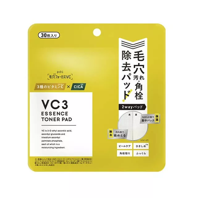 PDC Pore Focus VC VC3 Toner Pad 30 Sheets