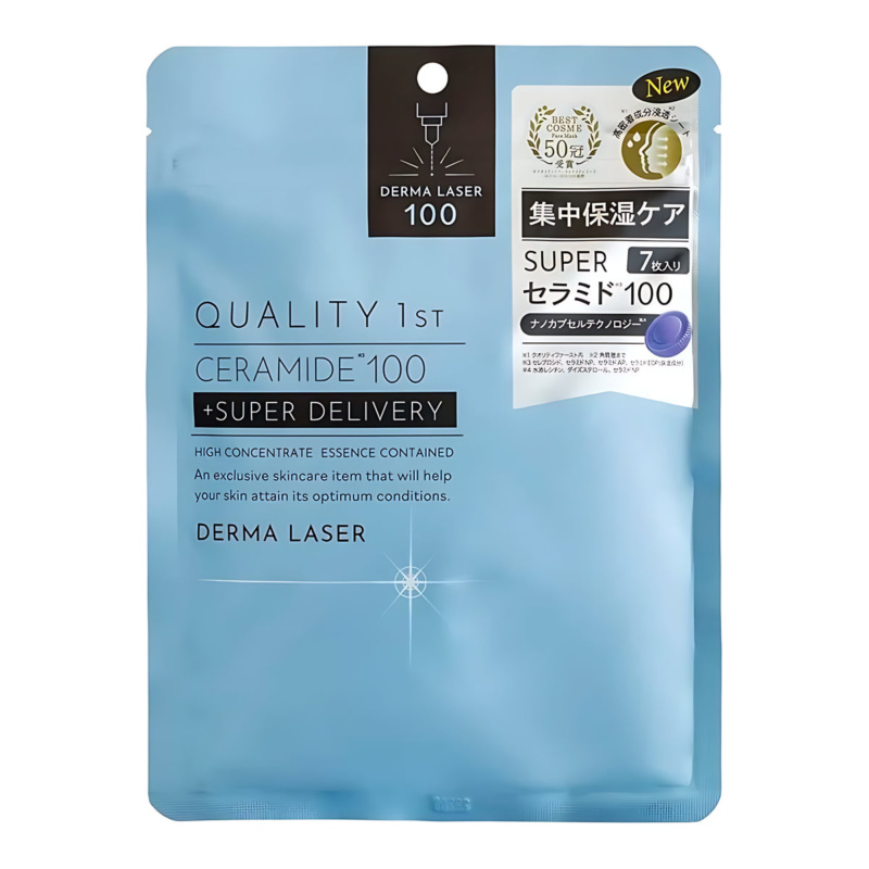 QUALITY 1st Derma Laser Super Ceramide 100 Mask (7 Sheets)