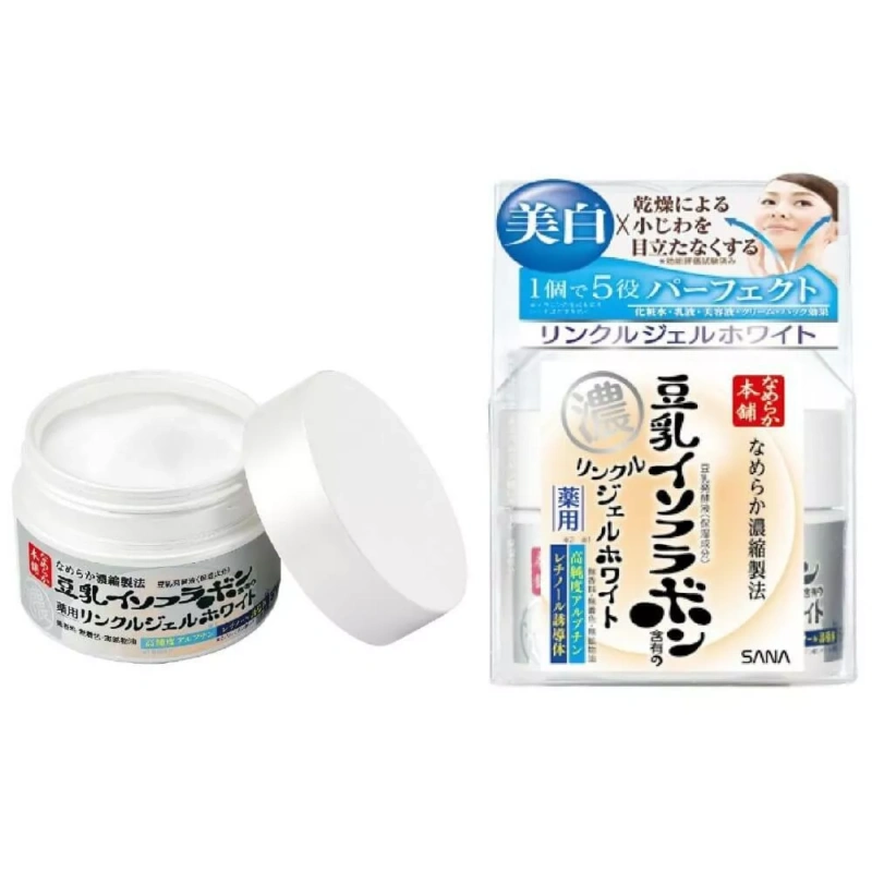 SANA Nameraka Honpo Medicated Wrinkle Gel White 100g