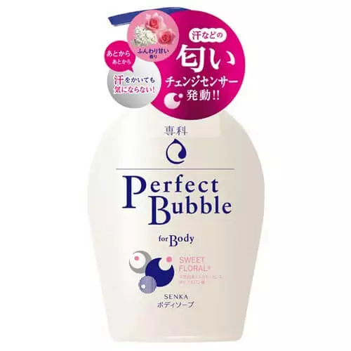 SENKA Perfect Bubble Body Wash Sweet Floral 500ml