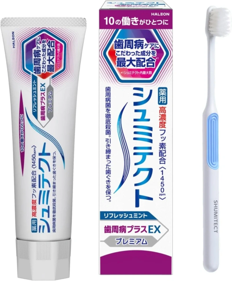 Shumitect Periodontal Care Plus EX Premium Toothpaste Refresh Mint 90g