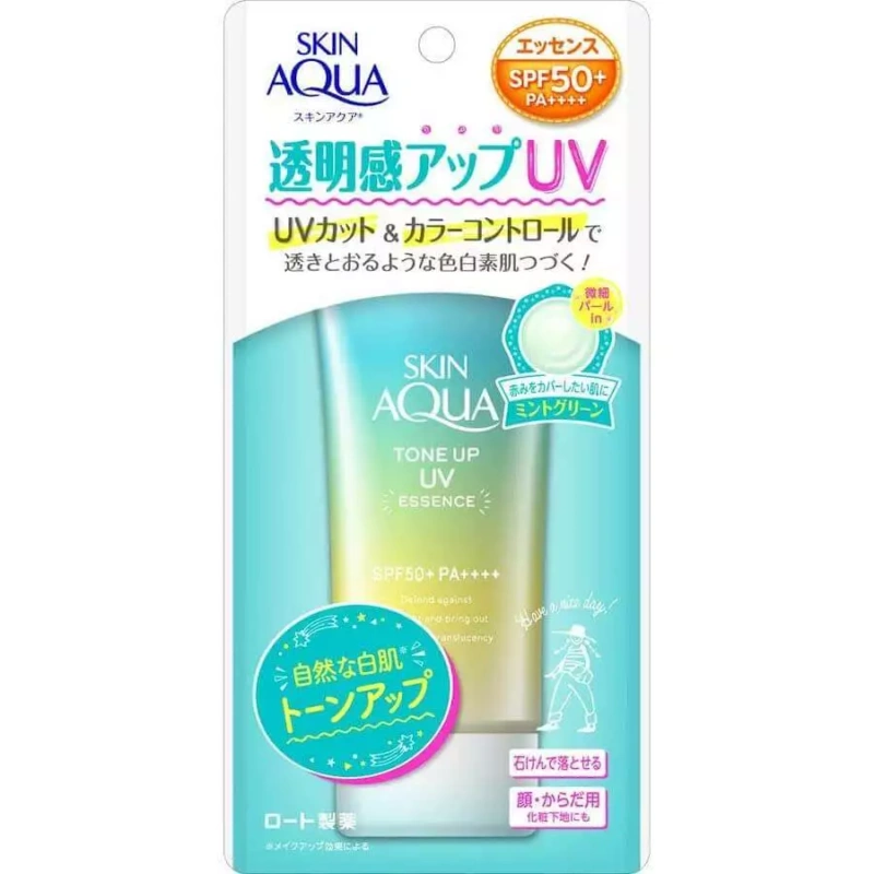 Skin Aqua Tone Up UV Mint Green Essence SPF50+/PA++++ 80g