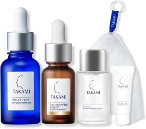 Takami Special Summer Set (Skin Peel 30ml, Essence 20ml, Lotion 28ml, Face Foam, Net)